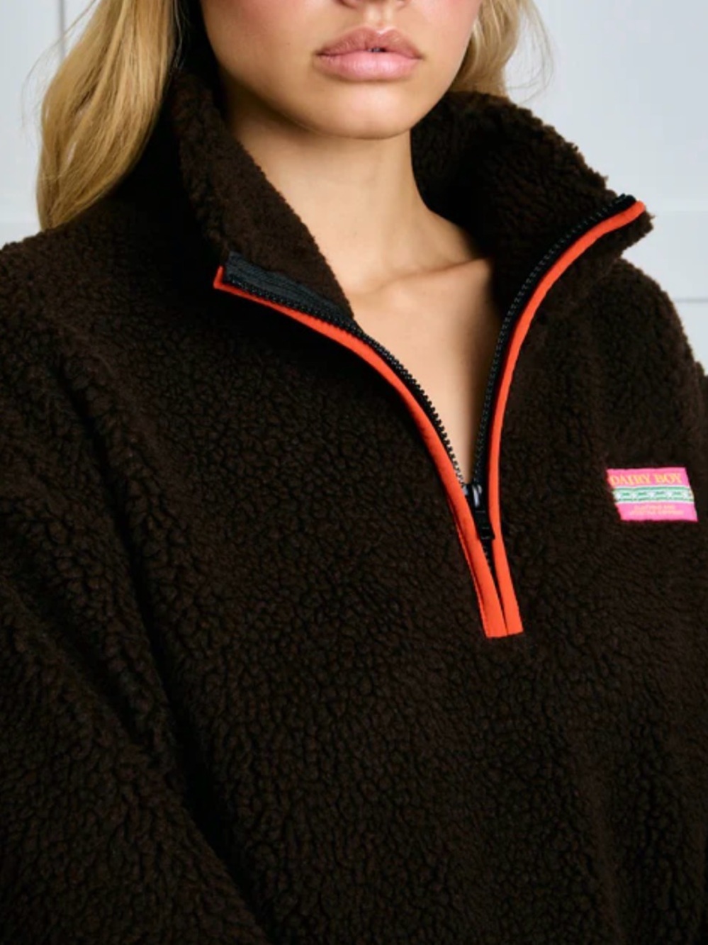 DAIRY BOY FLEECE CHOC BROWN